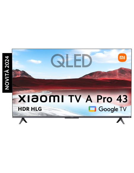 Xiaomi TV A Pro 43'' 109,2 cm (43") 4K Ultra HD Smart TV Wifi Gris, Titanio