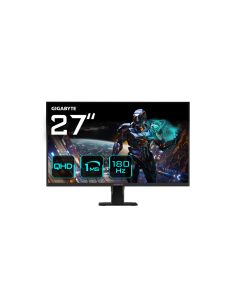 GIGABYTE GS27QA 27" Monitor de Juego QHD - 2560 x 1440 (QHD), 180Hz, 1ms, 300 cd/m2, FreeSync, HDR Ready, HDMI 2.0, Displayport 