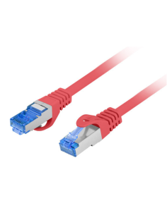 Lanberg PCF6A-10CC cable de red Rojo 0,25 m Cat6a S/FTP (S-STP)