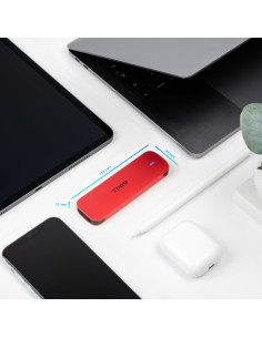 TooQ Caja externa para SSD M.2 NVMe, Rojo 2