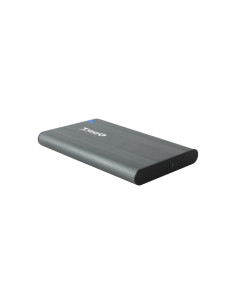 TooQ Caja Externa para Discos de 2,5” HDD/SSD, Gris