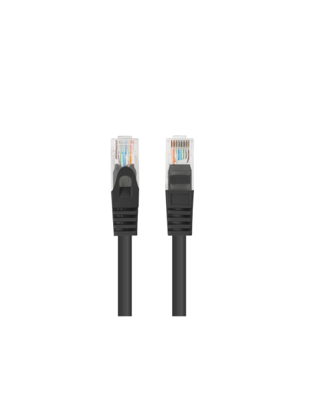 Lanberg PCU6-10CC-0750-BK cable de red Negro 7,5 m Cat6 U/UTP (UTP)