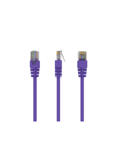 Gembird RJ45/RJ45 Cat5e 1m cable de red Púrpura U/UTP (UTP)