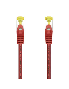 AISENS Cable De Red Latiguillo RJ45 LSZH Cat.7 600 MHz S/FTP PIMF AWG26, Rojo, 25 cm