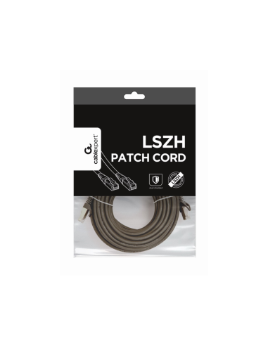 Gembird PP6A-LSZHCU-BK-10M cable de red Negro Cat6a S/FTP (S-STP)