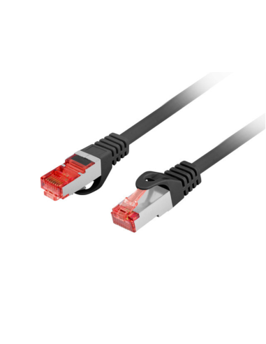 Lanberg PCF6-10CU-0025-BK cable de red Negro 0,25 m Cat6 F/UTP (FTP)