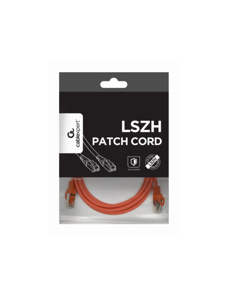 Gembird PP6A-LSZHCU-R-2M cable de red Rojo Cat6a S/FTP (S-STP)