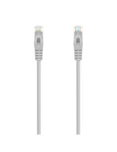 AISENS Cable de Red Latiguillo RJ45 LSZH Cat.6A 500 Mhz UTP AWG24, Gris, 20M