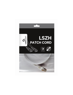 Gembird PP6A-LSZHCU-W-1M cable de red Blanco Cat6a S/FTP (S-STP)
