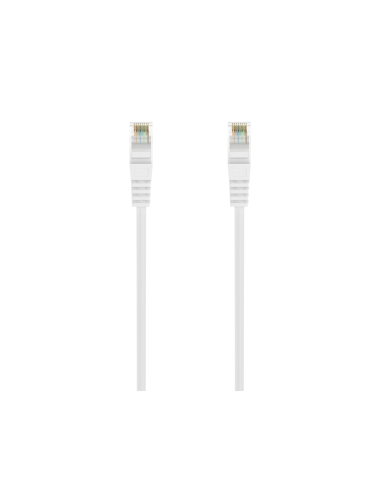 AISENS Cable de Red Latiguillo RJ45 LSZH Cat.6A 500 Mhz UTP AWG24, Blanco, 25CM