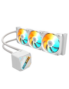 GIGABYTE GAMING 360 ICE Refrigeración Líquida para CPU - 3x120 mm Ventiladores ARGB, Mecanismo de enclavamiento deslizante, DAIS