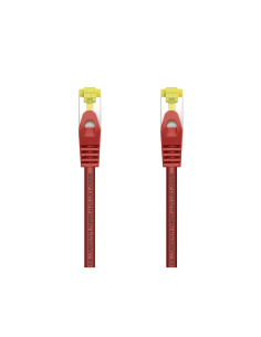 AISENS Cable De Red Latiguillo RJ45 LSZH Cat.7 600 MHz S/FTP PIMF AWG26, Rojo, 2.0 m 2