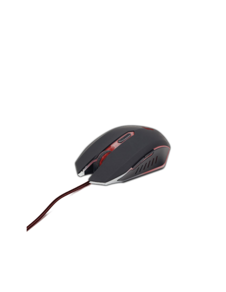 Gembird MUSG-001-R ratón Juego Ambidextro USB tipo A 2400 DPI
