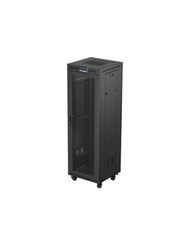 Lanberg FF01-6637-23BL armario rack 37U Rack o bastidor independiente Negro