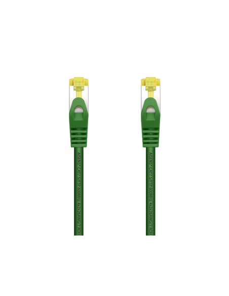 AISENS Cable De Red Latiguillo RJ45 LSZH Cat.7 600 MHz S/FTP PIMF AWG26, Verde, 1.0 m