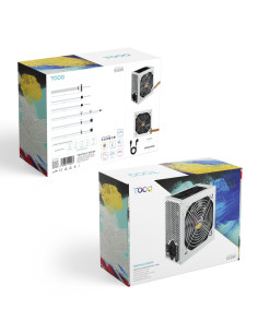 TooQ TQAPOLO-550SP unidad de fuente de alimentación 550 W 20+4 pin ATX ATX Plata 2