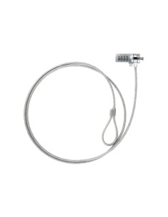 TooQ TQCLKC0015 cable antirrobo Plata 1,5 m