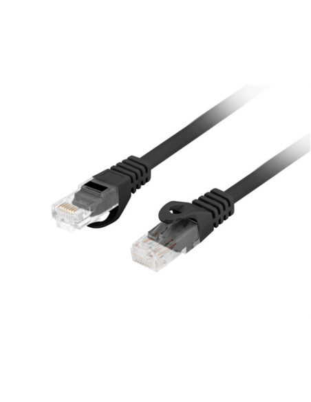 Lanberg PCU6-10CU-0150-BK cable de red Negro 1,5 m Cat6 U/UTP (UTP)