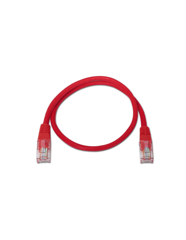 AISENS A135-0237 cable de red Rojo 0,5 m Cat6 U/UTP (UTP)