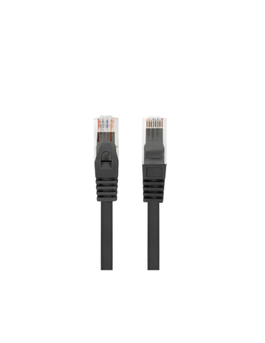 Lanberg PCU6-10CU-0100-BK cable de red Negro 1 m Cat6 U/UTP (UTP)