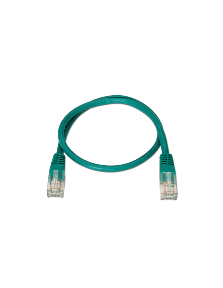 AISENS A135-0245 cable de red Verde 0,5 m Cat6 U/UTP (UTP)