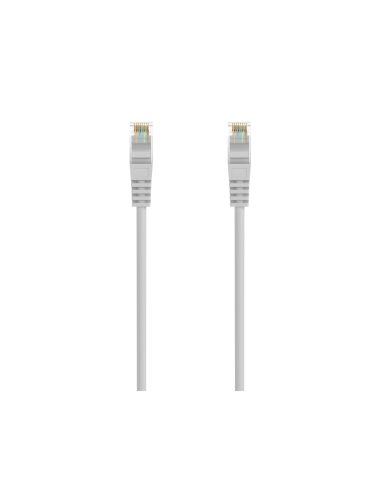 AISENS Cable de Red Latiguillo RJ45 LSZH Cat.6A 500 Mhz UTP AWG24, Gris, 1.5M