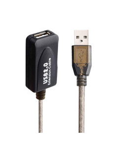 Ewent EW1013 cable USB USB 2.0 5 m USB A Negro 2