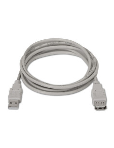 AISENS A101-0012 cable USB USB 2.0 1 m USB A Beige 2