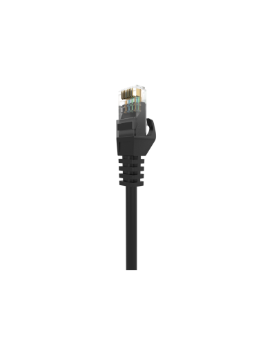 AISENS Cable de Red Latiguillo RJ45 LSZH Cat.6A 500 Mhz UTP AWG24, Negro, 1.0M