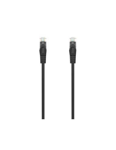 AISENS Cable de Red Latiguillo RJ45 LSZH Cat.6A 500 Mhz UTP AWG24, Negro, 1.5M