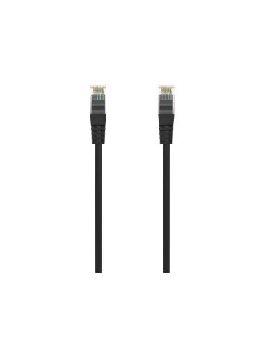 AISENS Cable de Red Latiguillo RJ45 LSZH Cat.6A 500 Mhz UTP AWG24, Negro, 1.5M