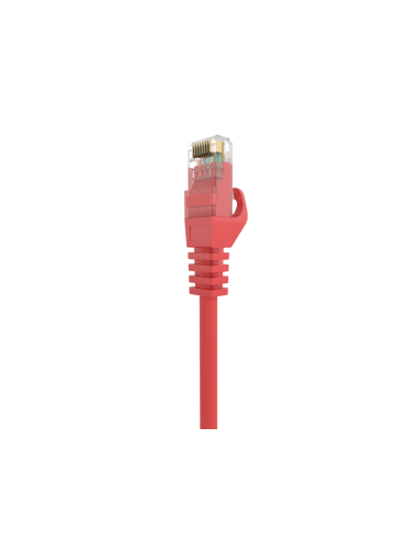 AISENS Cable de Red Latiguillo RJ45 LSZH Cat.6A 500 Mhz UTP AWG24, Rojo, 1.0M