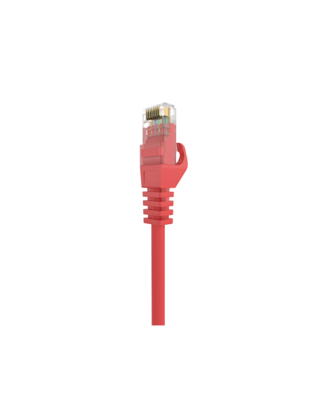 AISENS Cable de Red Latiguillo RJ45 LSZH Cat.6A 500 Mhz UTP AWG24, Rojo, 1.0M