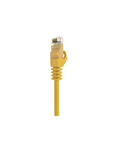 AISENS Cable de Red Latiguillo RJ45 LSZH Cat.6A 500 Mhz UTP AWG24, Amarillo, 25CM