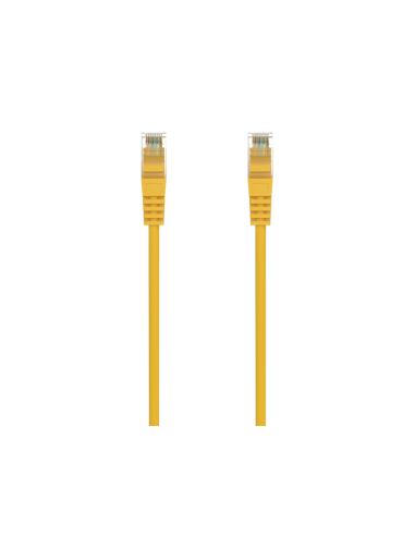AISENS Cable de Red Latiguillo RJ45 LSZH Cat.6A 500 Mhz UTP AWG24, Amarillo, 30CM
