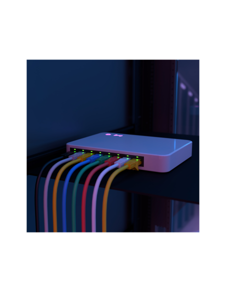 AISENS Cable de Red Latiguillo RJ45 LSZH Cat.6A 500 Mhz UTP AWG24, Amarillo, 1.5M