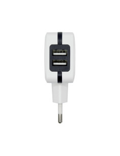 AISENS Cargador USB 17W 5V/3.4A, 2xUSB Con Control AI, Blanco 2