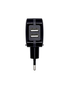 AISENS Cargador USB 17W 5V/3.4A, 2xUSB Con Control AI, Negro 2