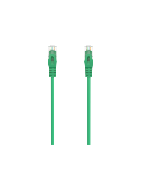 AISENS Cable de Red Latiguillo RJ45 LSZH Cat.6A 500 Mhz UTP AWG24, Verde, 25CM