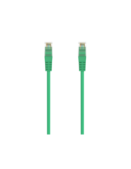 AISENS Cable de Red Latiguillo RJ45 LSZH Cat.6A 500 Mhz UTP AWG24, Verde, 30CM