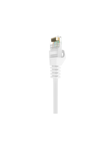 AISENS Cable de Red Latiguillo RJ45 LSZH Cat.6A 500 Mhz UTP AWG24, Blanco, 1.5M
