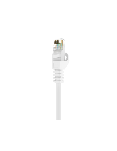 AISENS Cable de Red Latiguillo RJ45 LSZH Cat.6A 500 Mhz UTP AWG24, Blanco, 1.5M
