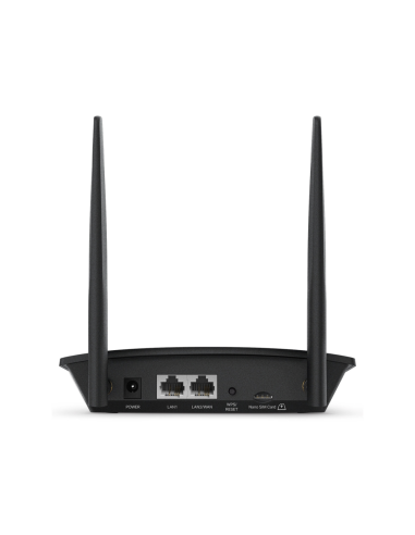 TP-Link TL-MR100 router inalámbrico Ethernet rápido Banda única (2,4 GHz) 4G Negro
