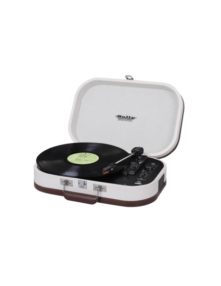 Trevi TT 1020 BT Tocadiscos de tracción directa Beige Semiautomático