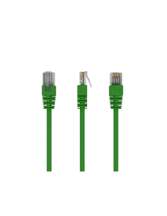 Gembird PP12-1M/G cable de red Verde Cat5e