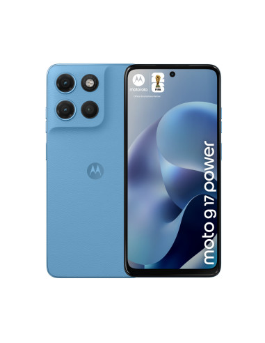 Motorola moto g17 power 17,1 cm (6.72") Ranura híbrida Dual SIM Android 15 USB Tipo C 4 GB 256 GB 6000 mAh Azul