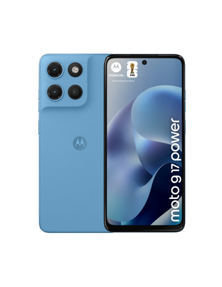 Motorola moto g17 power 17,1 cm (6.72") Ranura híbrida Dual SIM Android 15 USB Tipo C 4 GB 256 GB 6000 mAh Azul