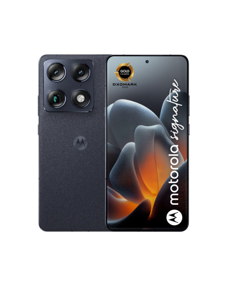 Motorola signature 17,2 cm (6.78") SIM doble Android 16.0 5G USB Tipo C 16 GB 512 GB 5200 mAh Azul oscuro