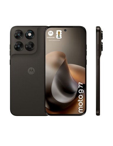 Motorola moto g77 17,3 cm (6.8") Ranura híbrida Dual SIM Android 16.0 5G USB Tipo C 8 GB 512 GB 5200 mAh Negro