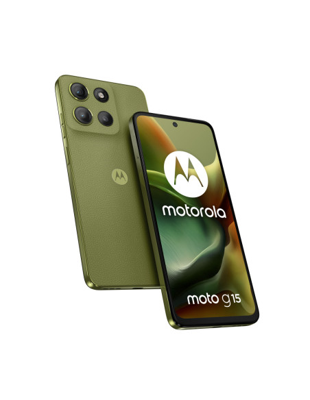 Motorola moto g15 17,1 cm (6.72") SIM doble Android 15 4G USB Tipo C 8 GB 512 GB 5200 mAh Verde